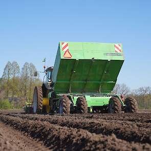 Westerveld heeft met Spunta’s ervaren dat de resultaten het beste zijn als ze niet vroeg worden gepoot. “Door de combinatie van koud en nat vraag ik me echt af wat er gebeurt met het tal en de knolzetting.”