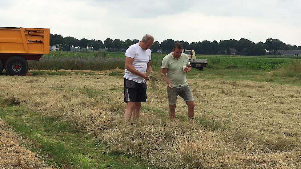 Jan-Martijn Eggens (links) met Luc de la Vieter van Vandinter Semo.