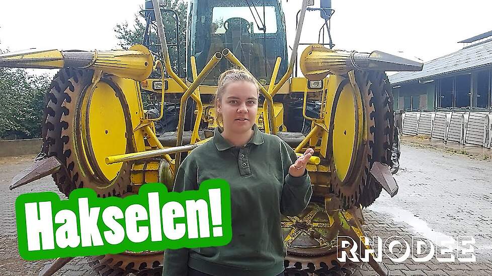 Hakselen... van plastic strak tot ketting strak! - Rhodee's vlog #9 - Vloggende jonge boeren