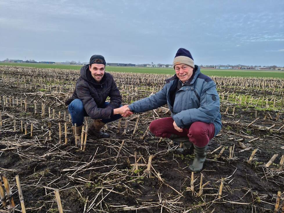 Anne Wind was de vinder van het eerste ei in Fryslân.