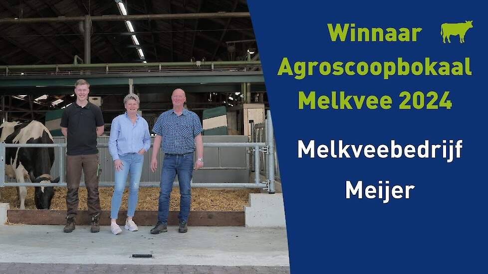 Familie Meijer uit Geesteren (OV) wint de Agroscoopbokaal Melkvee 2024!