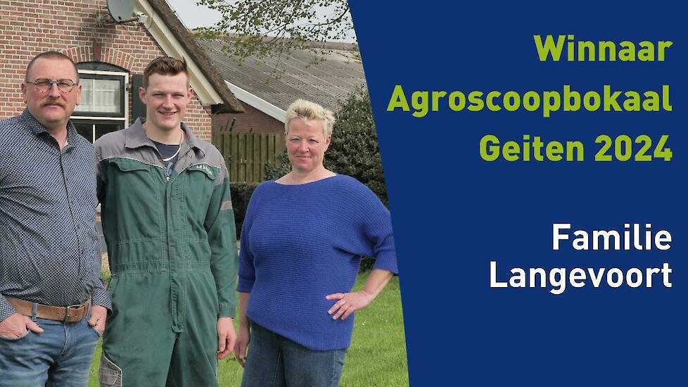 Familie Langevoort uit Epe wint Agroscoopbokaal Geiten 2024